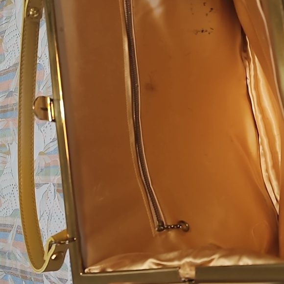 Vintage needlepoint purse, handbag 👜, great condition, real leather 👌 - Picture 8 of 16